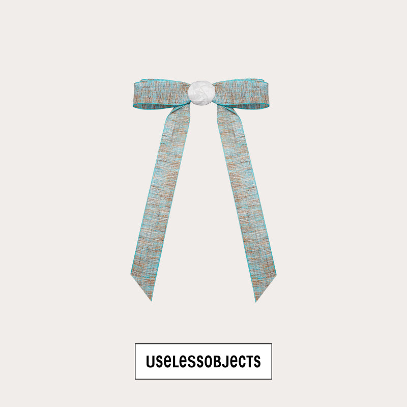 CHEER ribbon hair clip