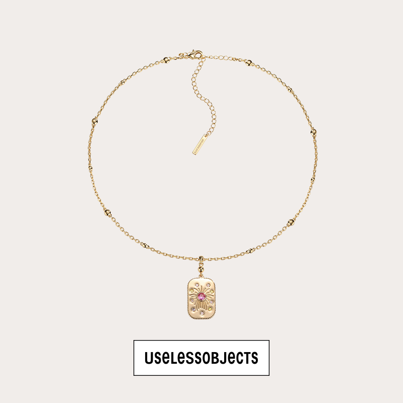 Celebration Fireworks Tag Necklace