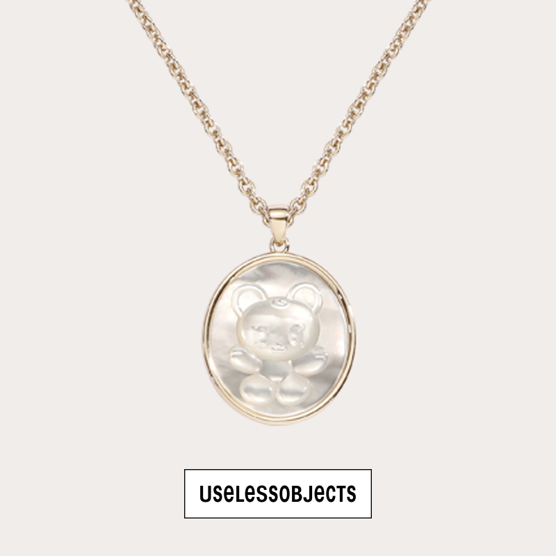 Feifei Carved Mother-of-Pearl Fairy Necklace