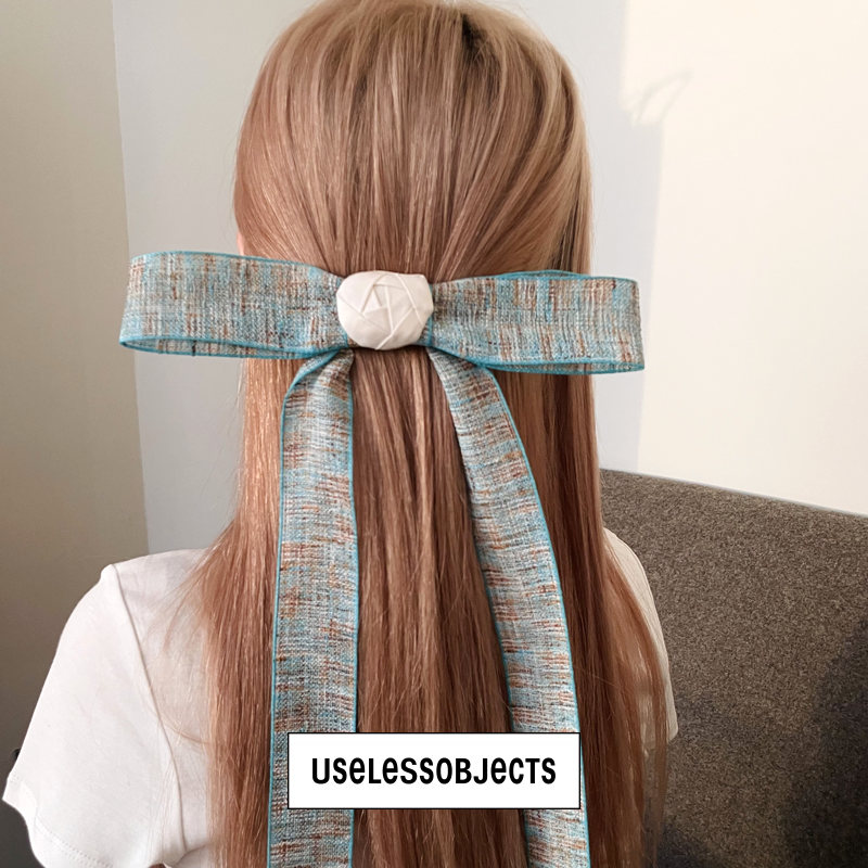 CHEER ribbon hair clip