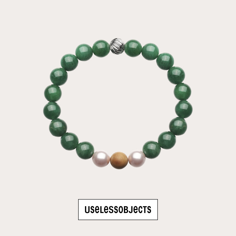 Essential Blessings Turned Beaded Bracelet