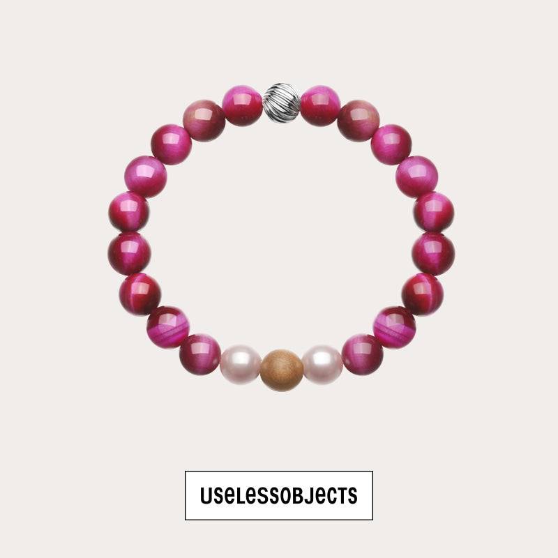 Essential Blessings Turned Beaded Bracelet