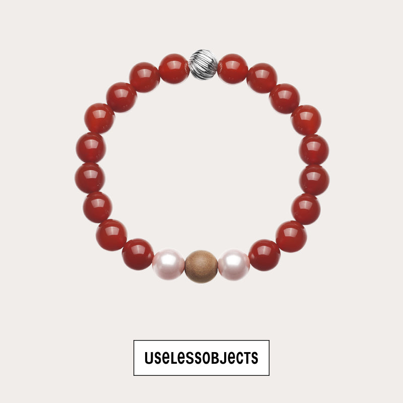 Essential Blessings Turned Beaded Bracelet