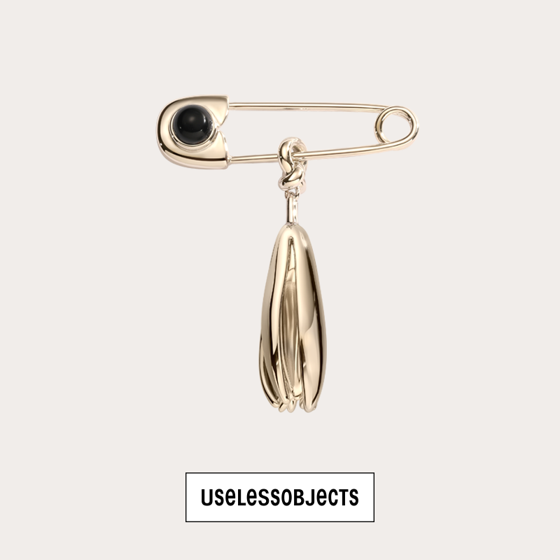 HGL Black Onyx Brooch