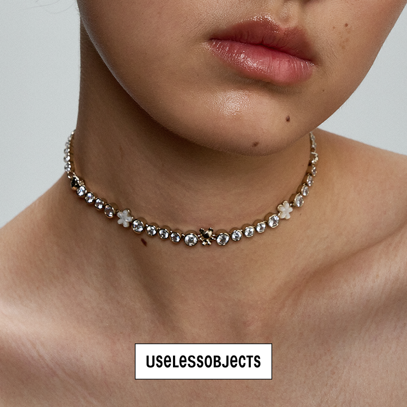 Feifei Fairy Strawberry Diamond Choker
