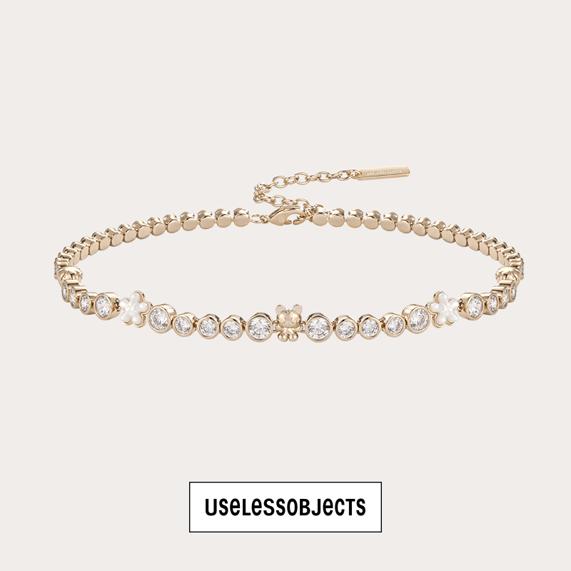 Feifei Fairy Strawberry Diamond Choker