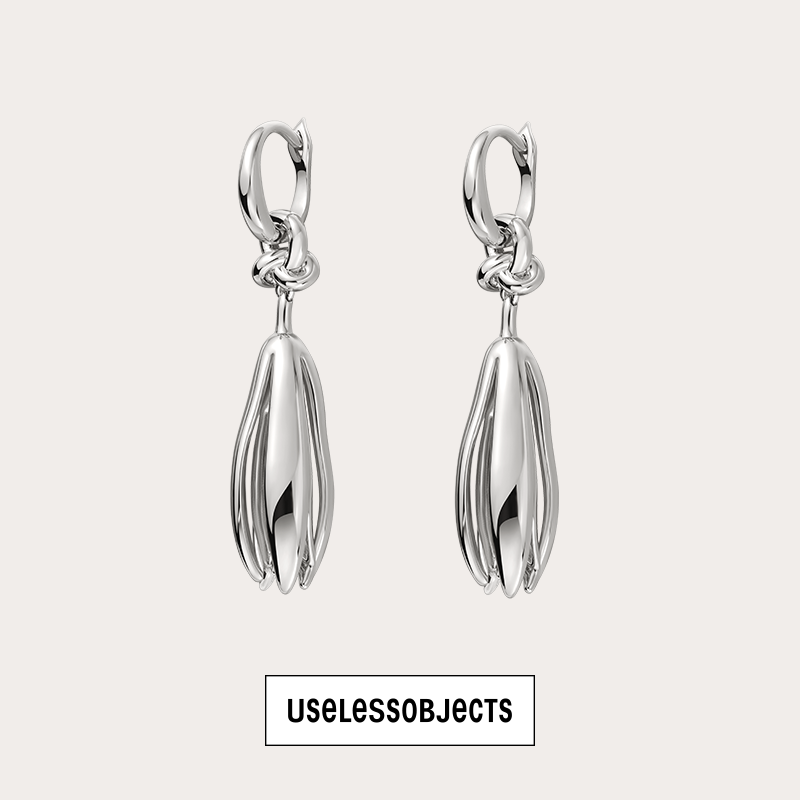 HGL Silver Hoops Earrings