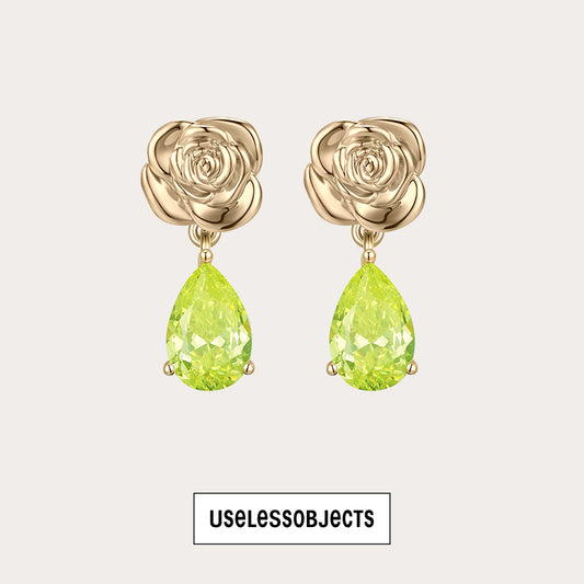 Guigui Rose Colored Diamond Earrings