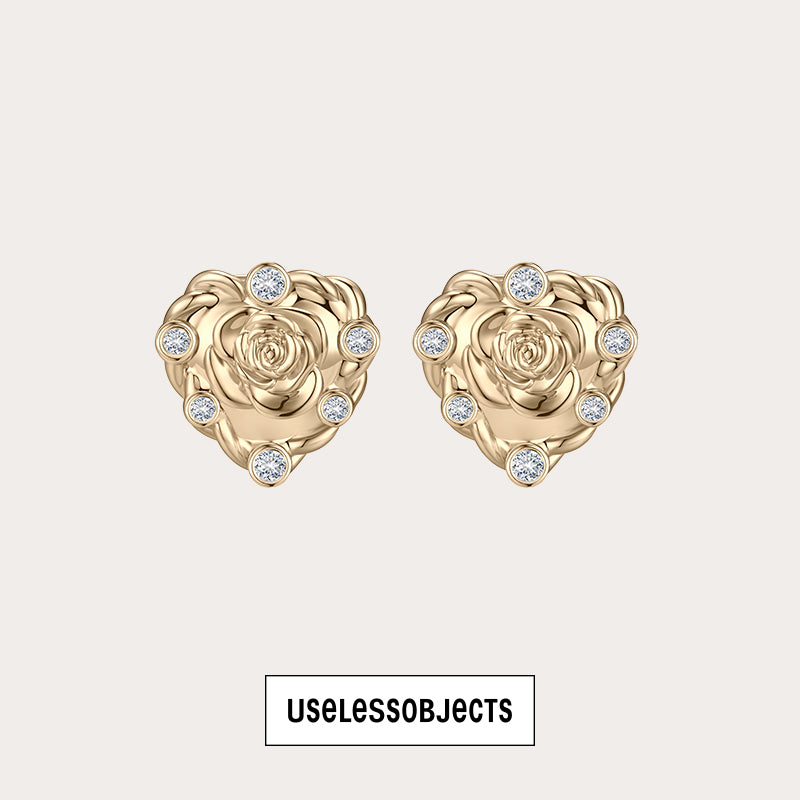 Lumos Rose Love Stud Earrings