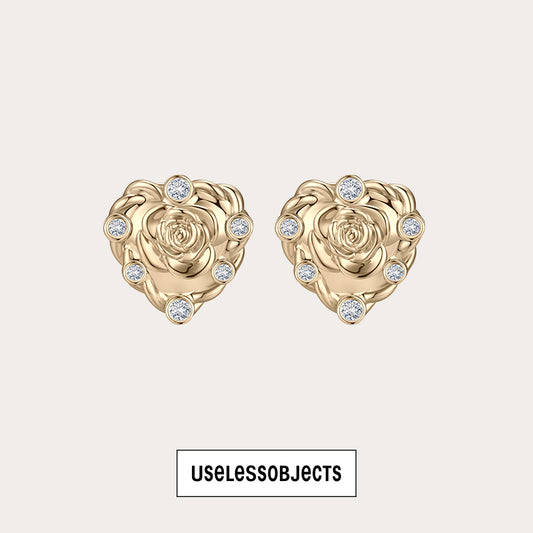 Lumos Rose Love Stud Earrings