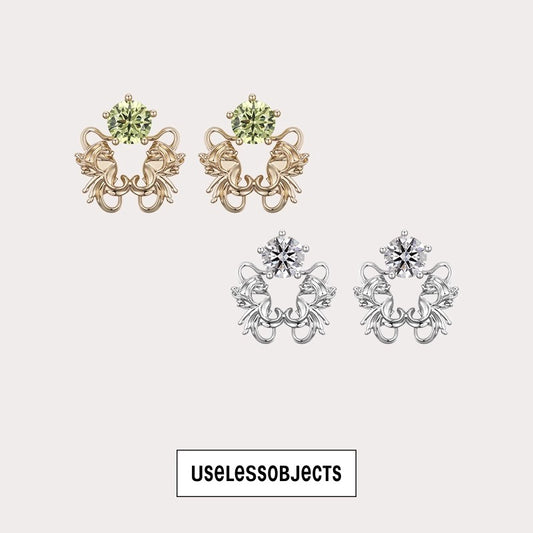 Lily Relief Lily Stud Earrings