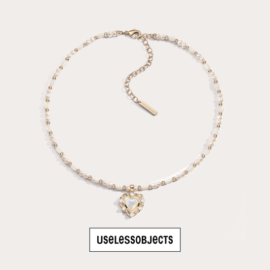 Uheart Natural Pearl Petite Necklace