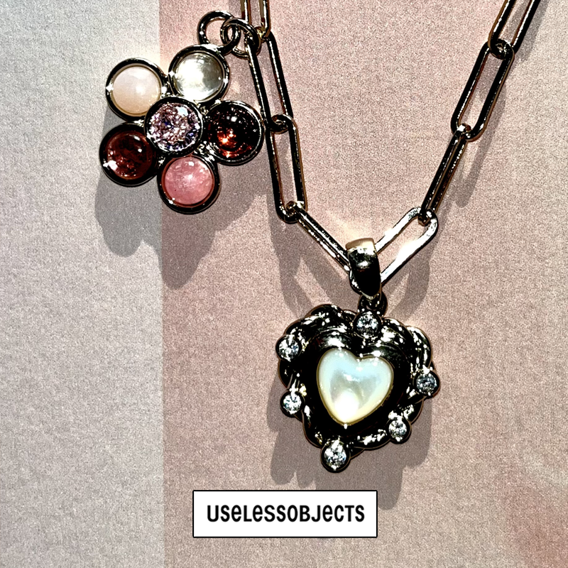 Uheart Colorful Gem Love Necklace