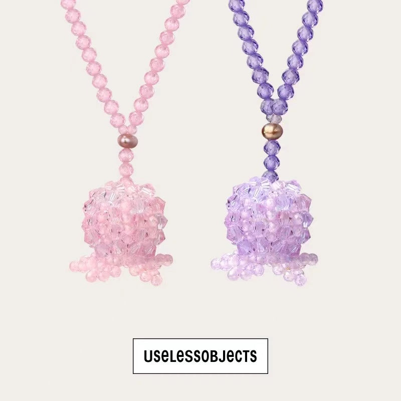 Pompom necklace