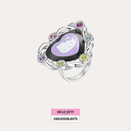 Hello Kitty x uselessobjects ring(heart)