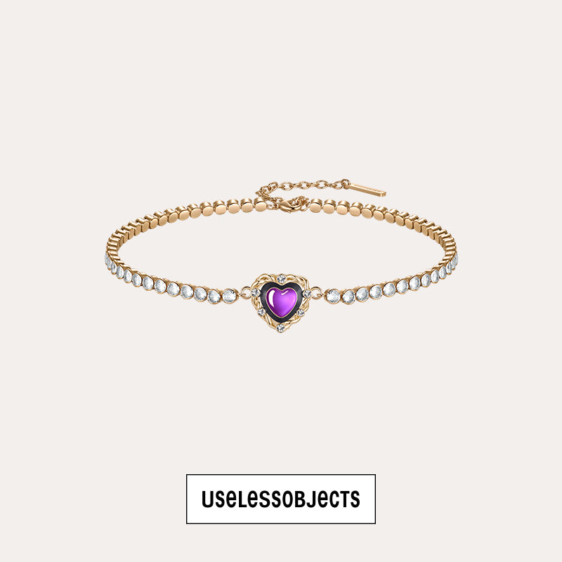 Cyber Jade Choker/Violet Affair Choker